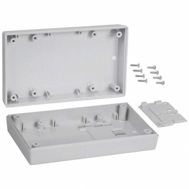 151WI,GY BOX ABS GRAY 5.620"L X 3.250"W