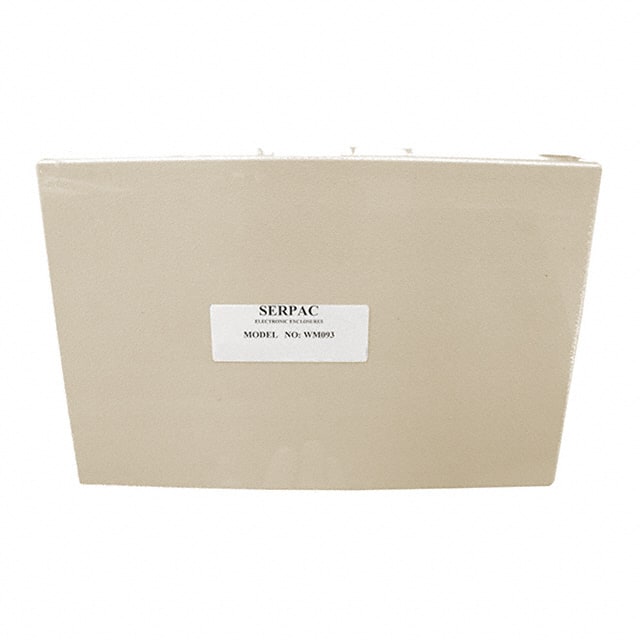 WM093,AL BOX ABS ALMOND 9.500"L X 6.340"W