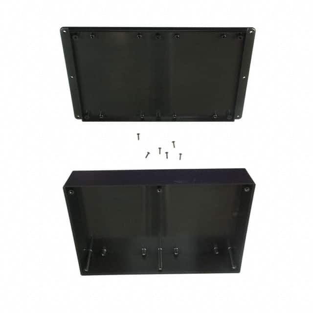 WM093,BK BOX ABS BLACK 9.500"L X 6.340"W