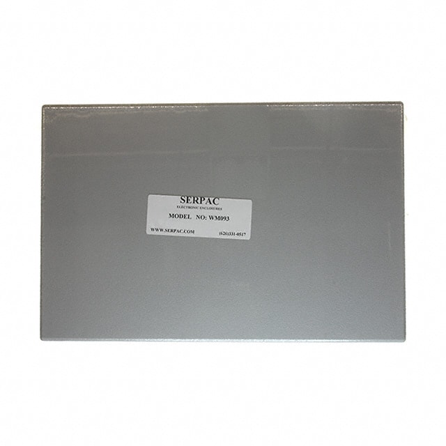 WM093,GY BOX ABS GRAY 9.500"L X 6.340"W