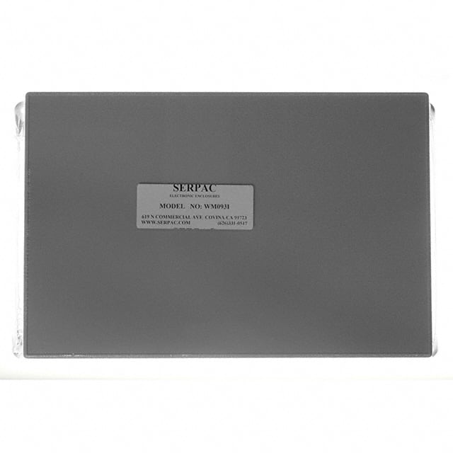 WM093I,GY BOX ABS GRAY 9.500"L X 6.340"W