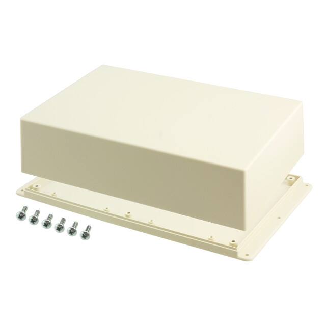 WM094,AL BOX ABS ALMOND 9.500"L X 6.340"W