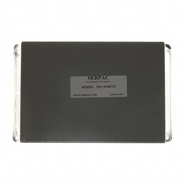 WM071I,GY BOX ABS GRAY 6.880"L X 4.880"W