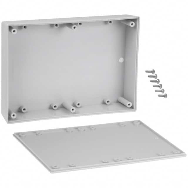 072I,GY BOX ABS GRAY 6.880"L X 4.880"W