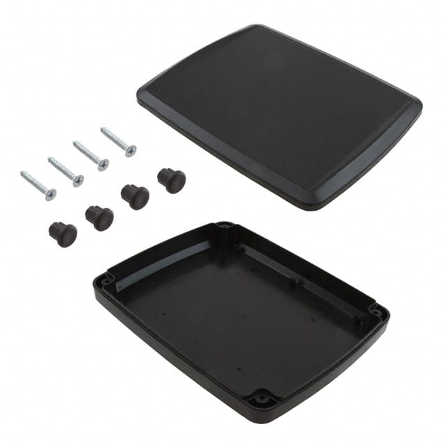 TB-32611-B BOX ABS BLACK 7.480"L X 5.906"W