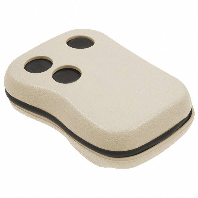 CA10B3,AL KEY FOB ABS ALMOND 3.4"LX2.56"W