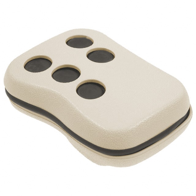 CA10B5,AL KEY FOB ABS ALMOND 3.4"LX2.56"W