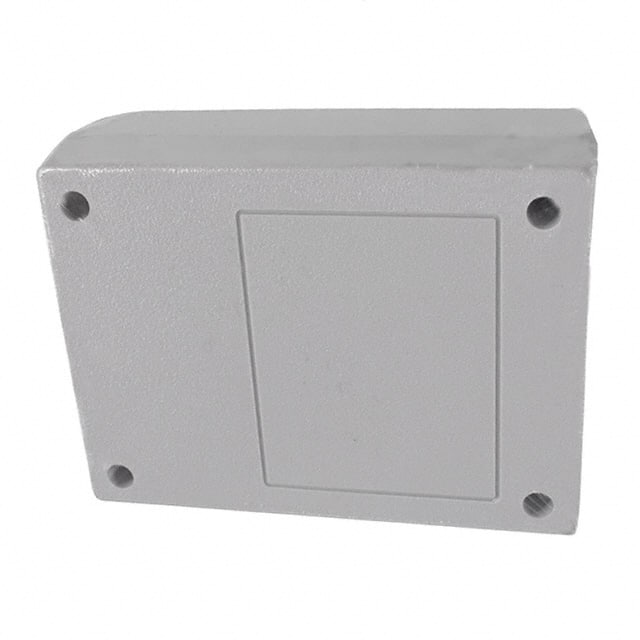 132RI,GY BOX ABS GRAY 4.380"L X 3.250"W