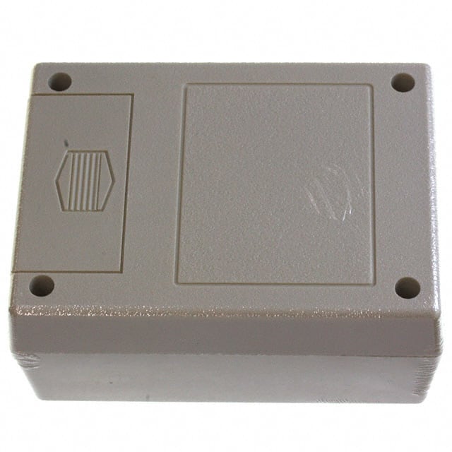 232R,AL BOX ABS ALMOND 4.380"L X 3.250"W