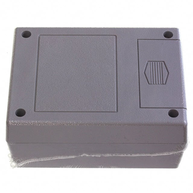 232R,GY BOX ABS GRAY 4.380"L X 3.250"W