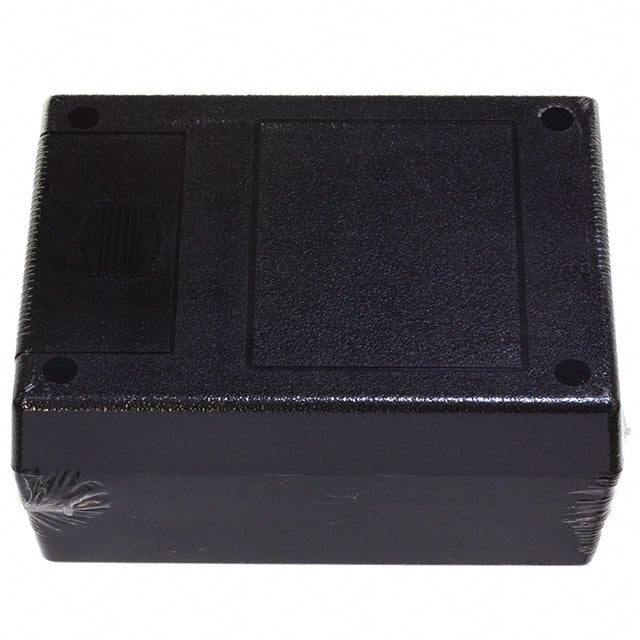 232RI,BK BOX ABS BLACK 4.380"L X 3.250"W