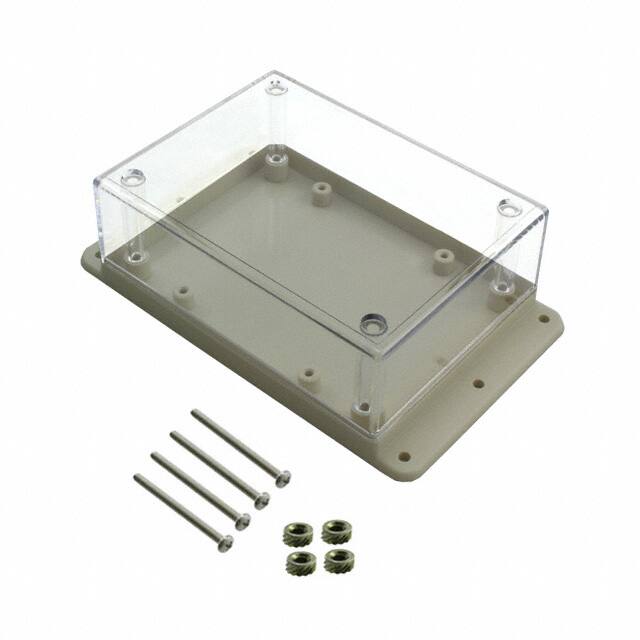 WM032RC,AL BOX PLSTC AMD/CL 4.38"L X 3.25"W