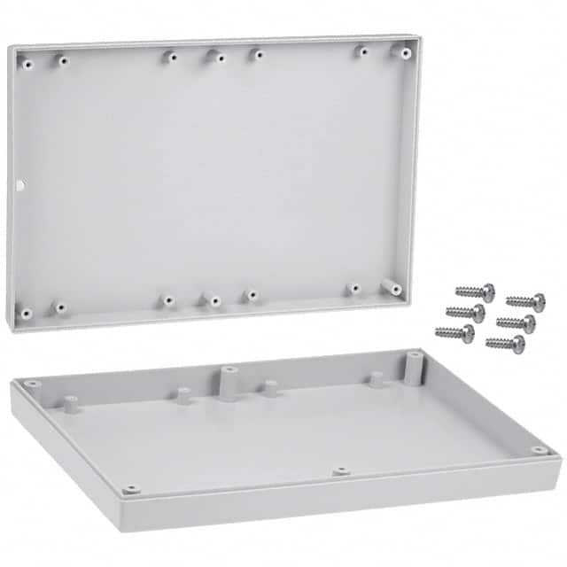 191,GY BOX ABS GRAY 9.500"L X 6.340"W