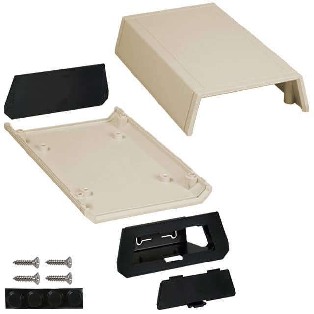 A279V,AL BOX ABS ALMOND 5.310"L X 3.350"W