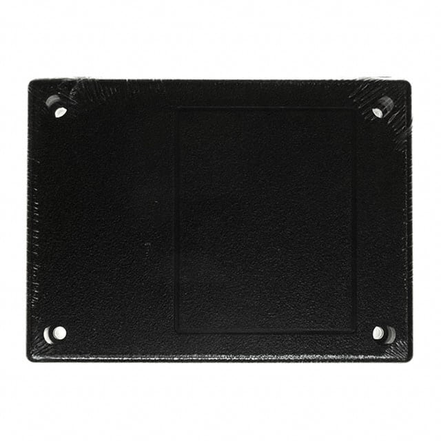 131R,BK BOX ABS BLACK 4.380"L X 3.250"W