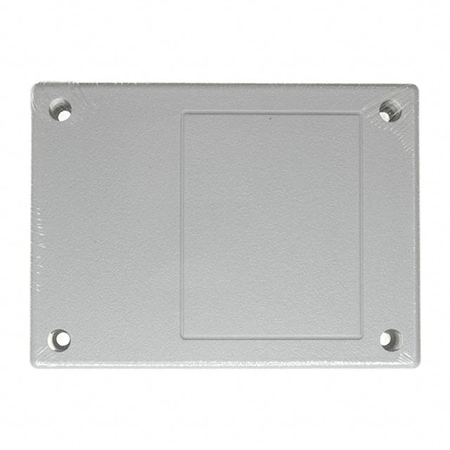 131R,GY BOX ABS GRAY 4.380"L X 3.250"W