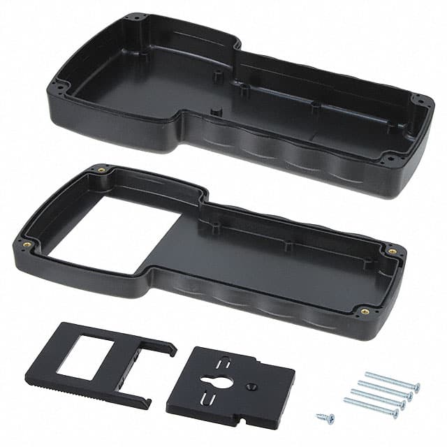 HH-3498-B BOX ABS BLACK 8.268"L X 4.330"W