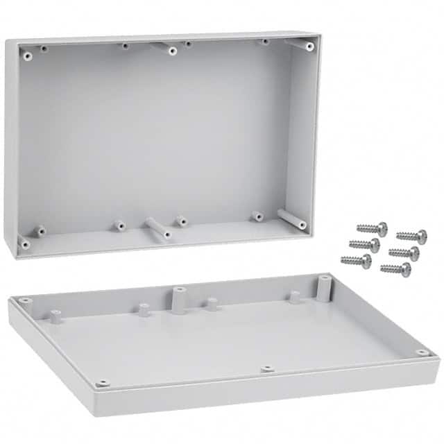 193,GY BOX ABS GRAY 9.500"L X 6.340"W