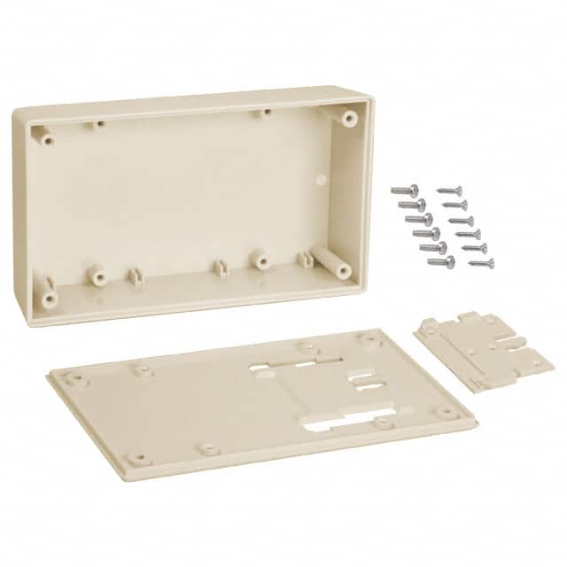 052W,AL BOX ABS ALMOND 5.620"L X 3.250"W