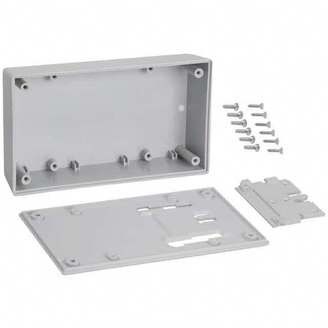 052W,GY BOX ABS GRAY 5.620"L X 3.250"W