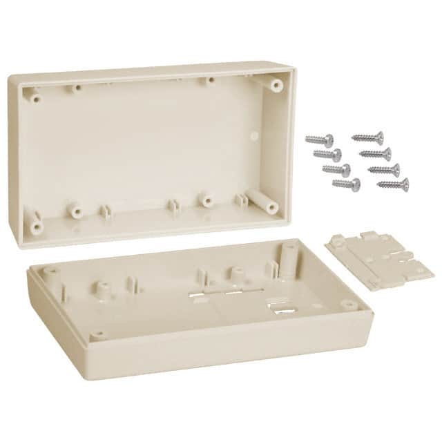 152W,AL BOX ABS ALMOND 5.620"L X 3.250"W