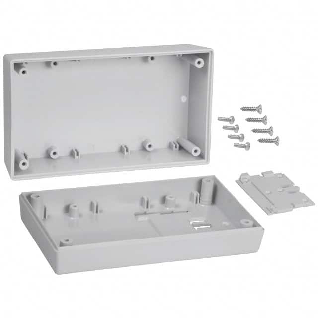152W,GY BOX ABS GRAY 5.620"L X 3.250"W