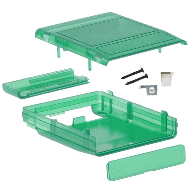 M4,TRGR BOX ABS TRN GRN 2.800"L X 2.2"W