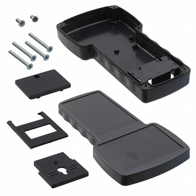 HH-3497-BCB BOX ABS BLACK 8.268"L X 4.330"W