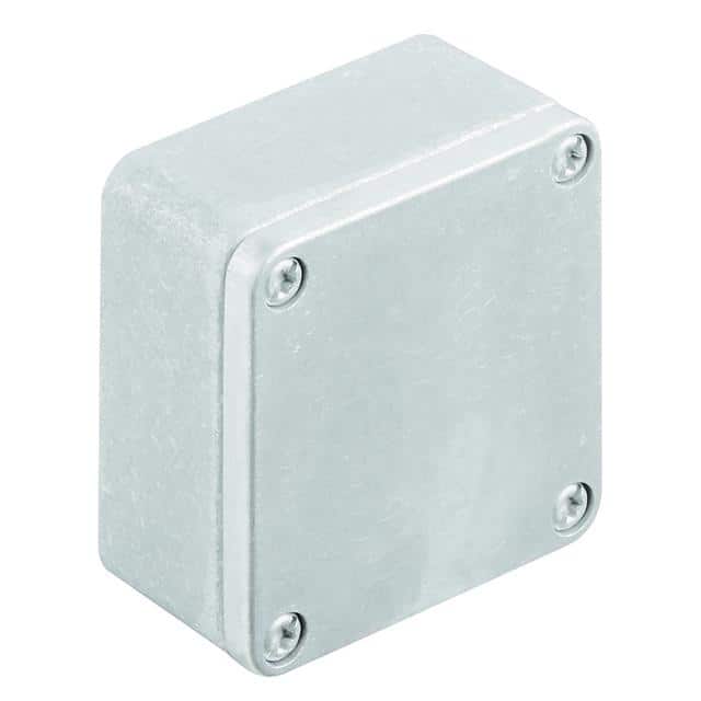 1565240000 BOX ALUM UNPAINTED 2.52"LX2.28"W