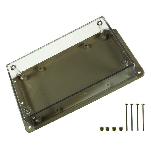 WM052RC,AL BOX PLSTC AMD/CL 5.62"L X 3.25"W