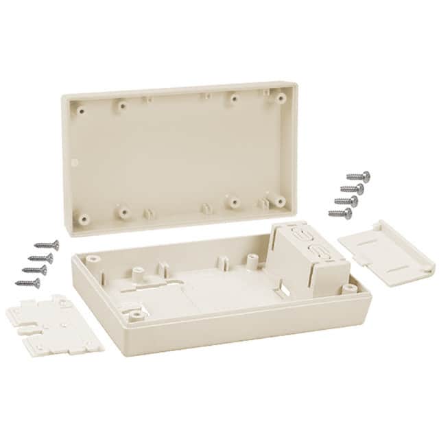 251W,AL BOX ABS ALMOND 5.620"L X 3.250"W