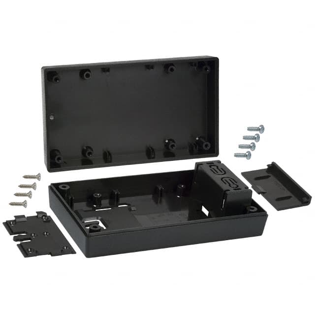 251WI,BK BOX ABS BLACK 5.620"L X 3.250"W