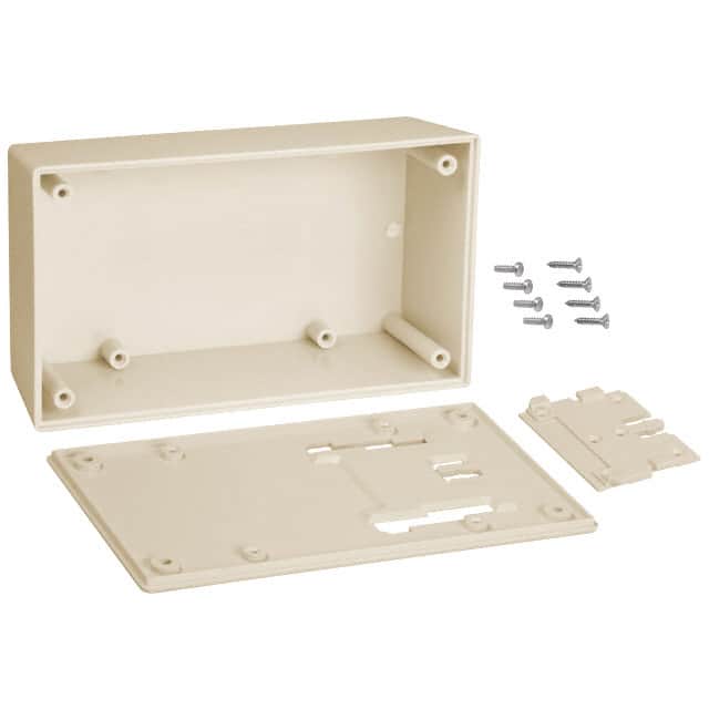 053WI,AL BOX ABS ALMOND 5.620"L X 3.250"W
