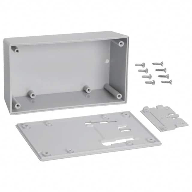 053WI,GY BOX ABS GRAY 5.620"L X 3.250"W