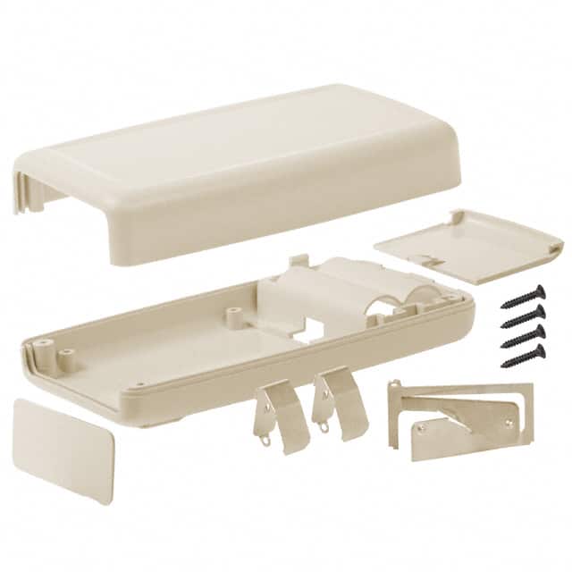 H67AAPC,AL BOX ABS ALMOND 4.940"L X 2.750"W