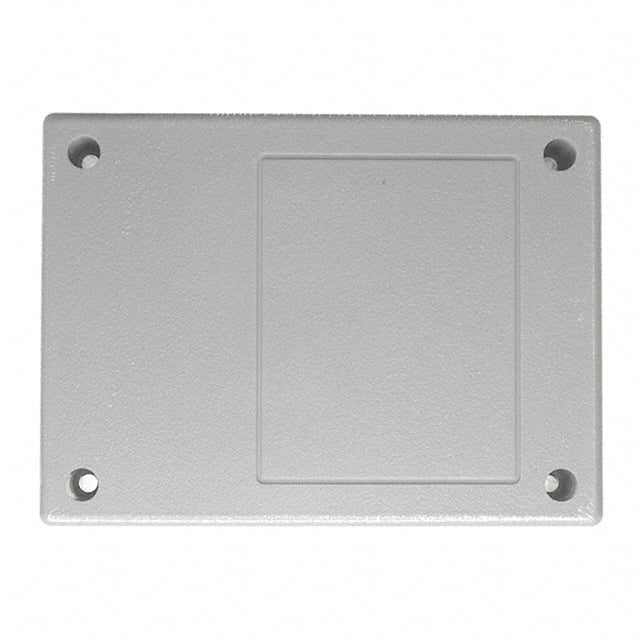 133R,GY BOX ABS GRAY 4.380"L X 3.250"W