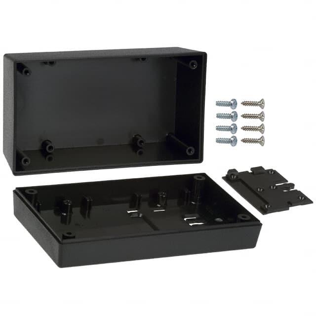 153WI,BK BOX ABS BLACK 5.620"L X 3.250"W