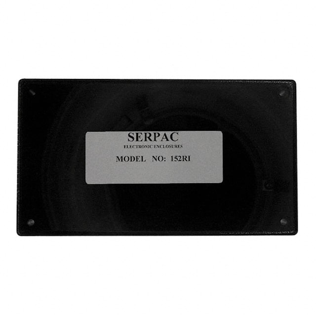 152RI,BK BOX ABS BLACK 5.620"L X 3.250"W