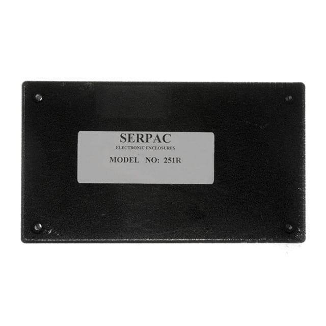 251R,BK BOX ABS BLACK 5.620"L X 3.250"W