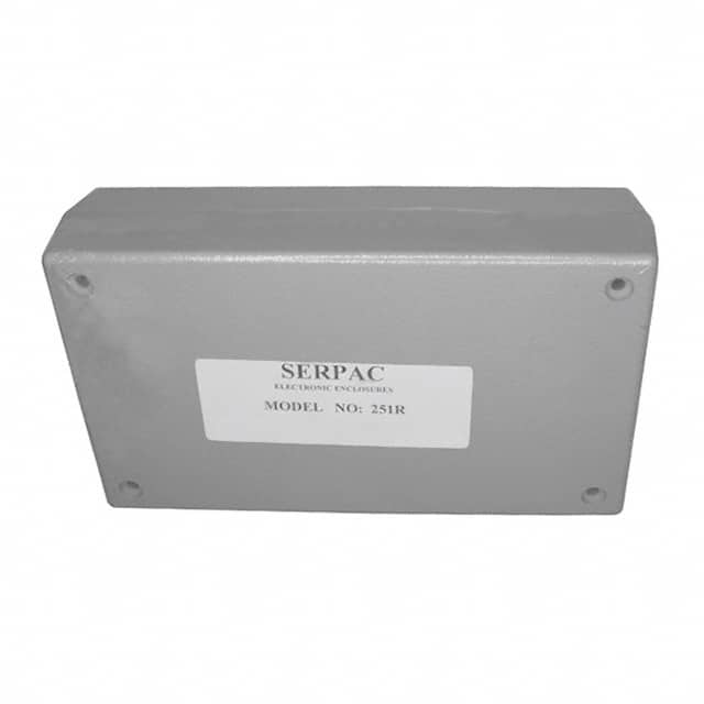 251R,GY BOX ABS GRAY 5.620"L X 3.250"W