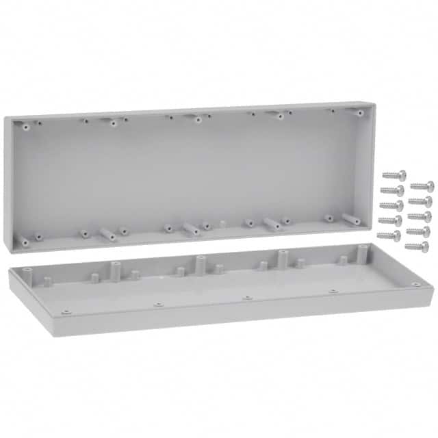 182,GY BOX ABS GRAY 14.210"L X 4.880"W