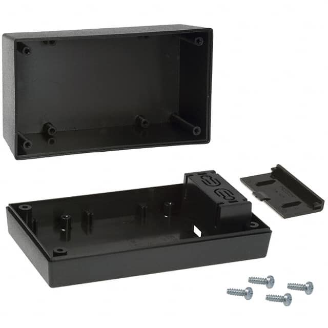 253,BK BOX ABS BLACK 5.620"L X 3.250"W