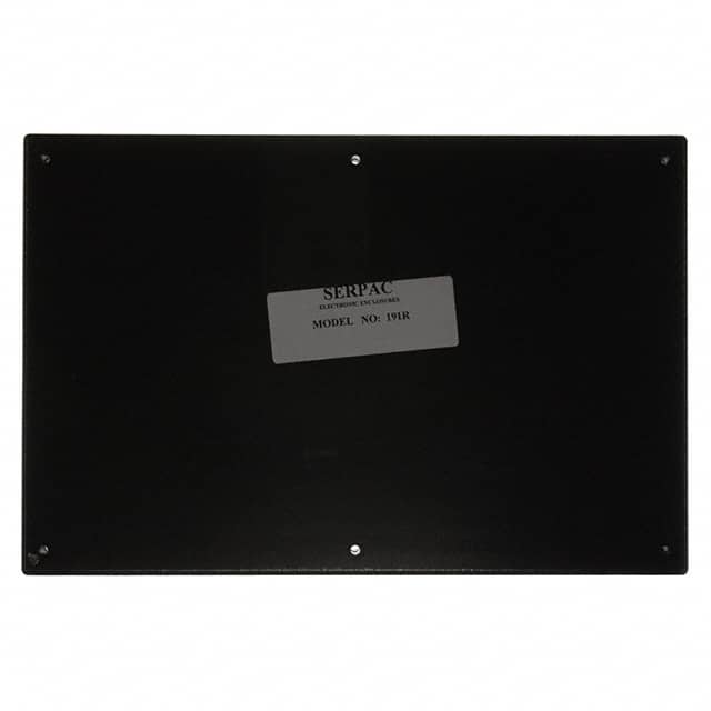 191R,BK BOX ABS BLACK 9.500"L X 6.340"W