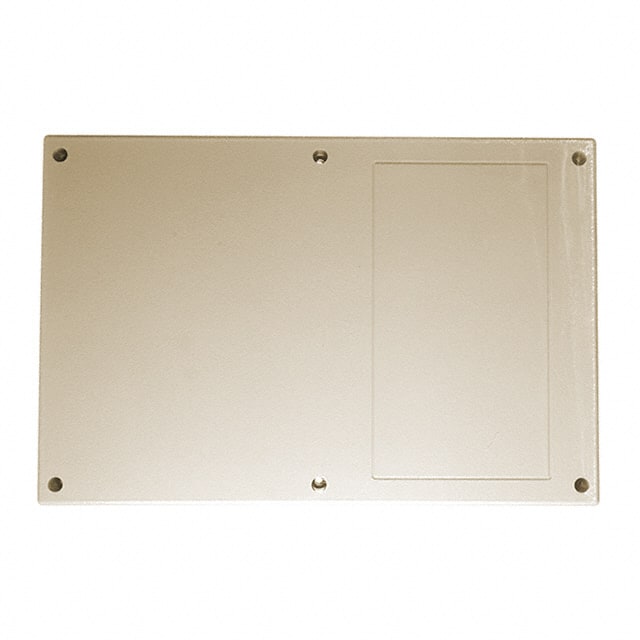 191RI,AL BOX ABS ALMOND 9.500"L X 6.340"W