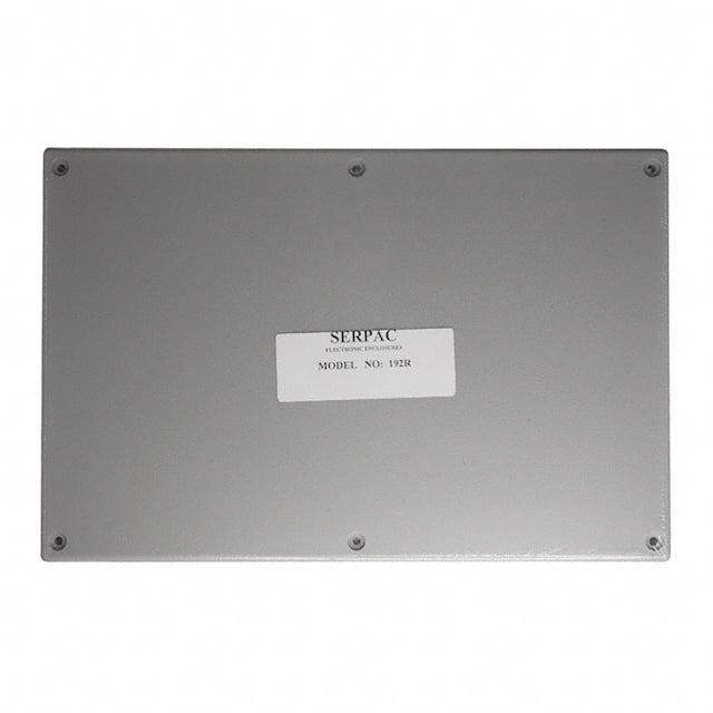 192R,GY BOX ABS GRAY 9.500"L X 6.340"W