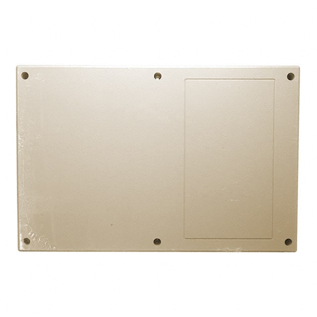 192RI,AL BOX ABS ALMOND 9.500"L X 6.340"W