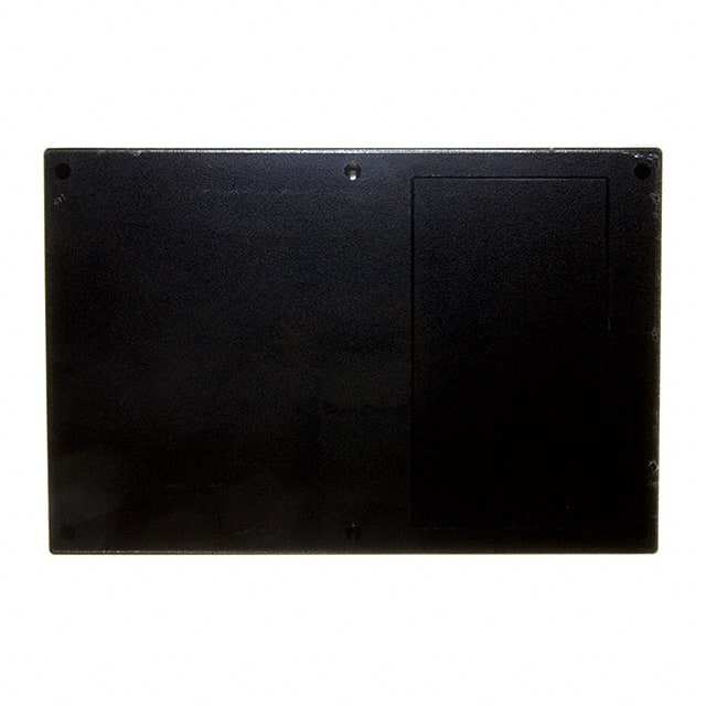 192RI,BK BOX ABS BLACK 9.500"L X 6.340"W