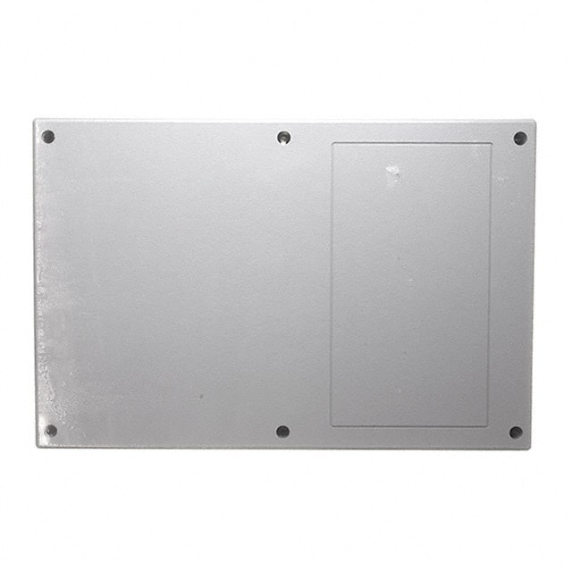 192RI,GY BOX ABS GRAY 9.500"L X 6.340"W