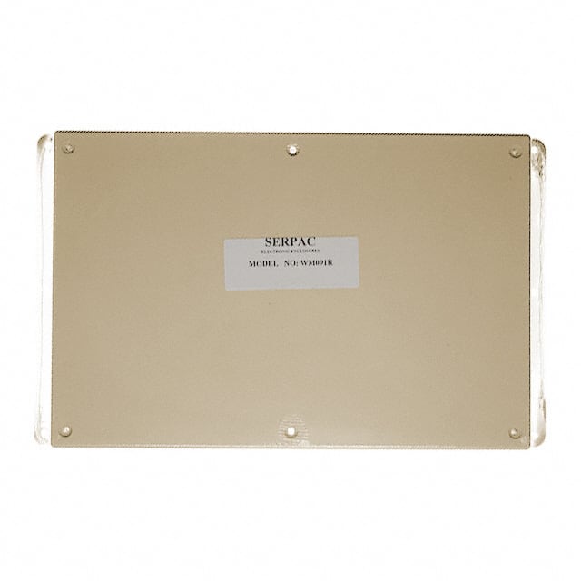 WM091R,AL BOX ABS ALMOND 9.500"L X 6.340"W
