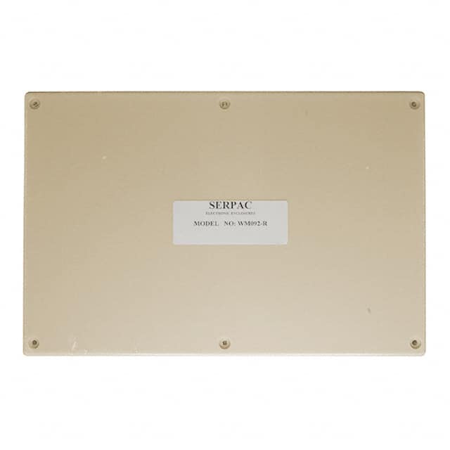 WM092R,AL BOX ABS ALMOND 9.500"L X 6.340"W